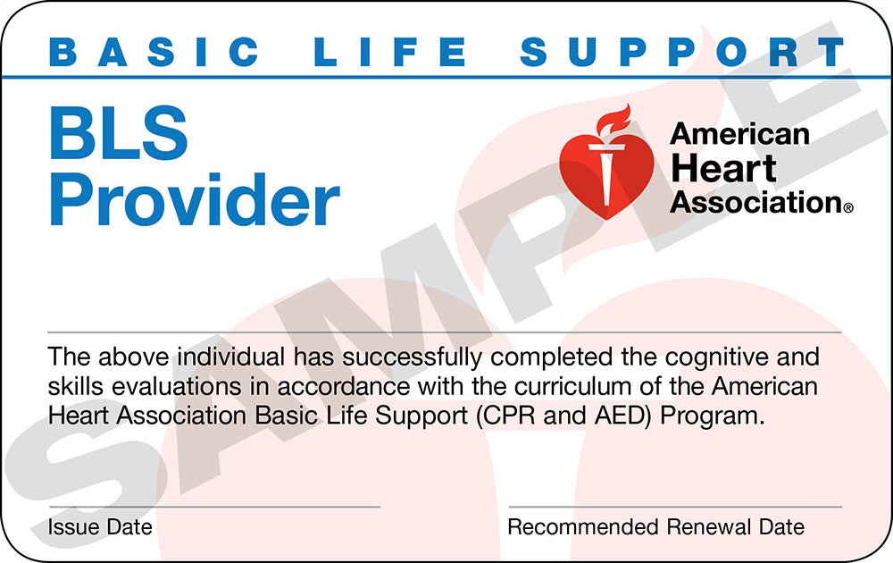 BLS Provider Renewal